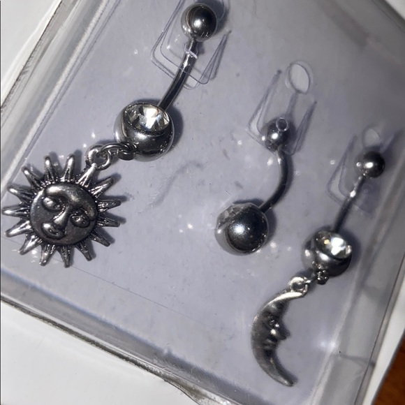 🆕 Silver Belly Rings (Bundle of 4) - Picture 3 of 4